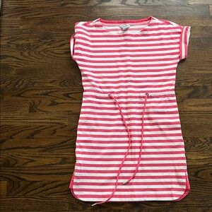 Coral /Orange and White Striped Dress Tommy Bahama